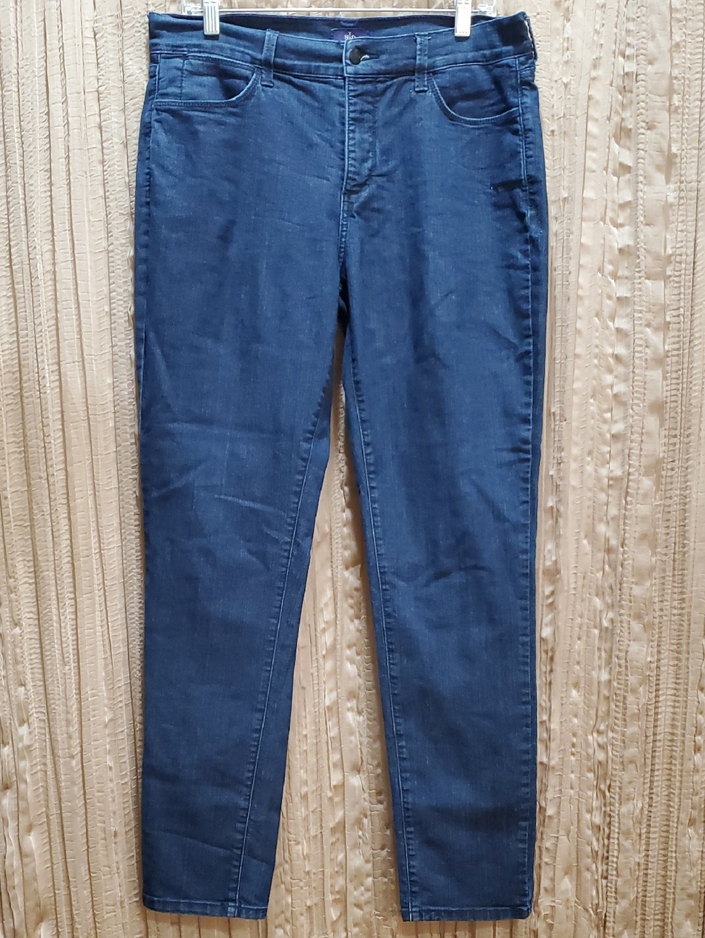 NYDJ Lift Tuck Technology Dark Wash Blue Jeans Stretch Size 12